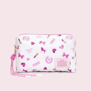Loveshackfancy x pink makeup bag / pouch